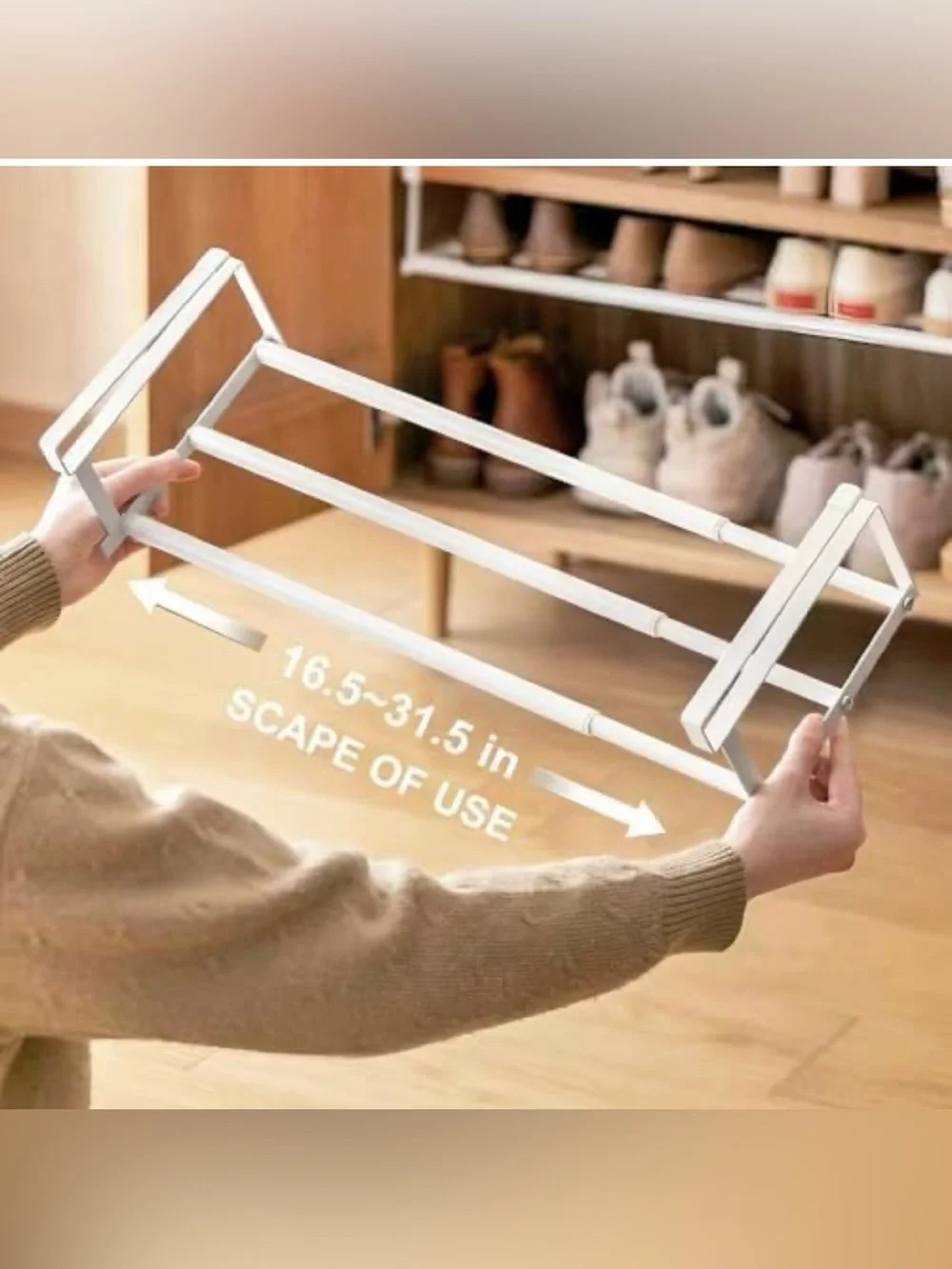 Expandable Shoe Rack Organizer